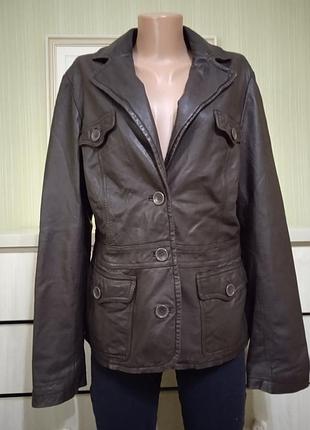 Куртка пиджак бомбер кожаный овечья кожа бренд