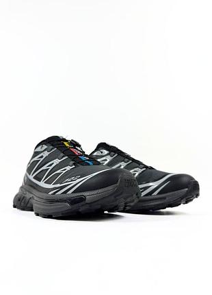 Кроссовки salomon xt-6 lab silver black white 2
