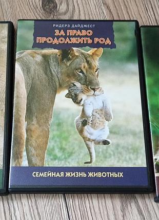 Диски про тварин cd, 3шт.