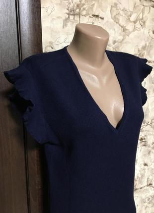 Роскошная шерстяная мериносовая блуза с воланами point sur4 фото