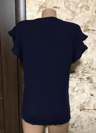 Роскошная шерстяная мериносовая блуза с воланами point sur2 фото