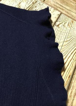 Роскошная шерстяная мериносовая блуза с воланами point sur6 фото
