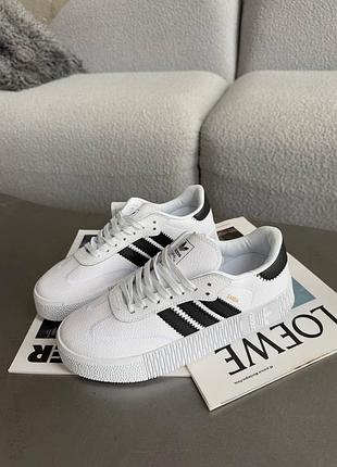 Кроссовки унисекс adidas samba white