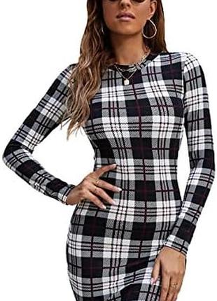 Платье в клетку