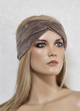 Оксамитова повязка на голову