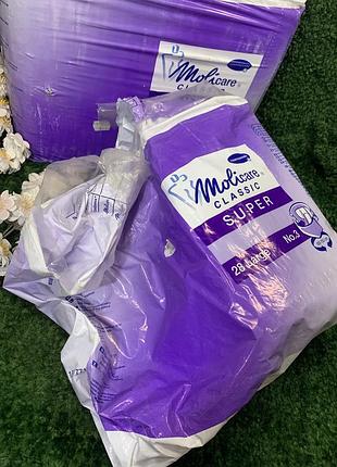 Поштучно підгузки для дорослих molicare classic super no.3 large 4 краплі 100-150 см. н1805  продам