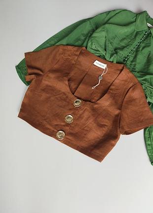 Nicholas 
old money топ из льна