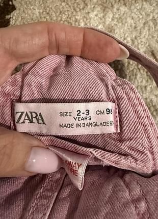 Джинсовый комбинезон zara 2