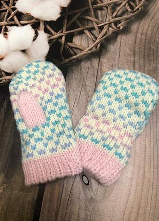 Супер теплые и очень крутые варежки 116/128 см c&amp;a нитевичка