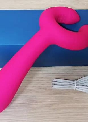 🍌фалоимитатор вибратор стимулятор клитора с тремя моторчиками.