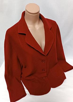 Пиджак жакет женский шерсть gerry weber 48/50/18/22/4xl