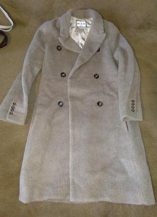 Пальто альпака шерсть франция