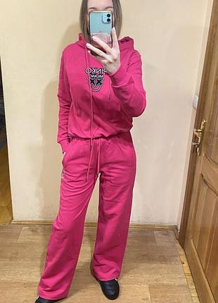 Спортивный костюм pinko трехнитка + дутый жилет( турция)