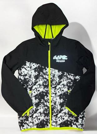 Стильна куртка курточка на флісі софтшел softshell