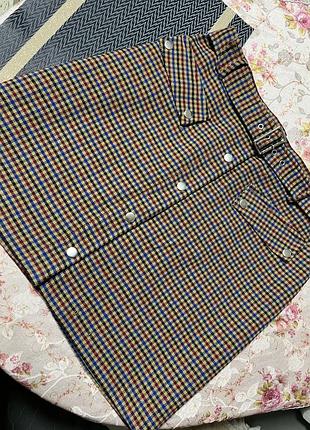 Юбка в клетку