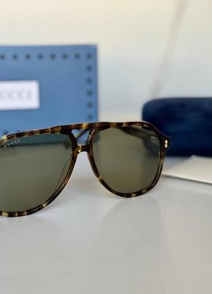 Окуляри люкс якість у стилі гуччи повний комплект