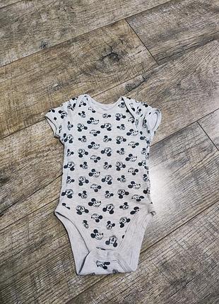 Боді, бодік з коротким рукавом, disney, mickey mouse, р. 80-86, 12-18міс., довжина 43см