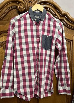 Сорочка з довгими рукавами від ted baker (заміри в описі)