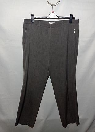 Брюки женские, шерстяные серого цвета, большой размер4xl, 5xl