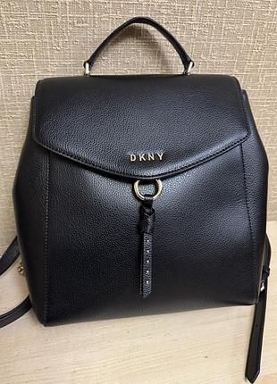 Рюкзак dkny, натуральная кожа ( оригинал)