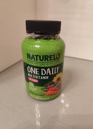 Naturelo one daily, мультівітаміни для жінок,  для прийому один раз на день, 120 вегетаріанських капсул