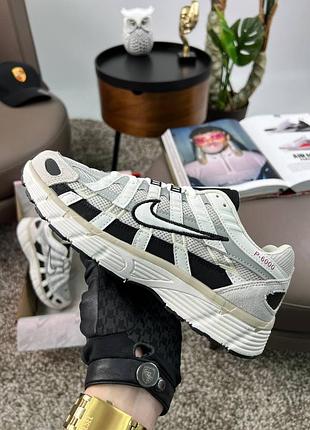 Мужские кроссовки nike p-6000 s reflective white grey black
