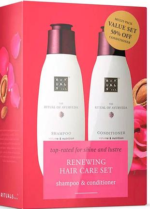 Набор шампунь и кондиционер для волос rituals ayurveda шампунь 250 мл + кондиционер 250 мл
