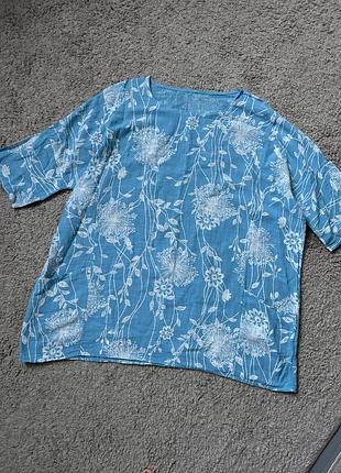 Блуза жіноча 100% котон італія ,  блузка котонова , натуральна блуза
