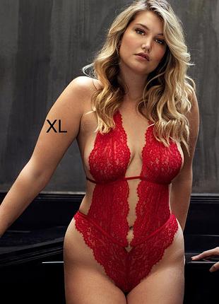 Эффектный сексуальный красный боди salem body от hunkemoller