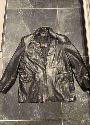 Шкіряний піджак polo norte