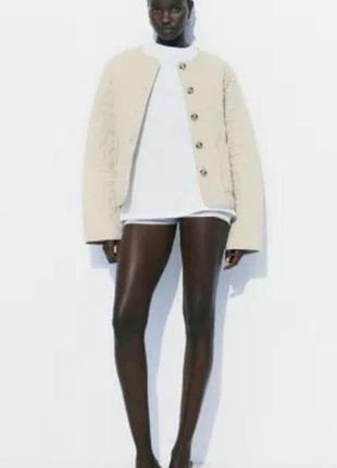 Куртка стьобана zara