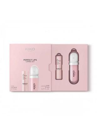 Набор для губ kiko milano new perfect lips caring set