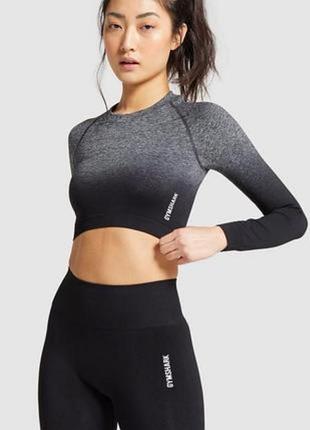 Спортивный реглан, лонгслив, рашгард gymshark