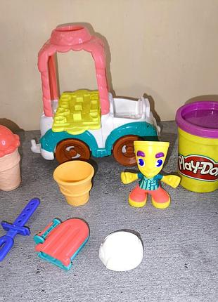 Ігровий набір play-doh місто вантажівка з морозивом