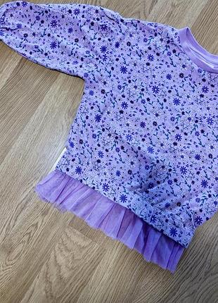 Кофта свитер туника свитшот реглан