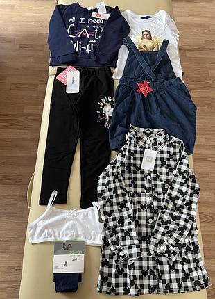 Лот одежды на девочку на рост 110-116 см