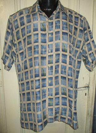 Рубашка мужская.разм s.шелк