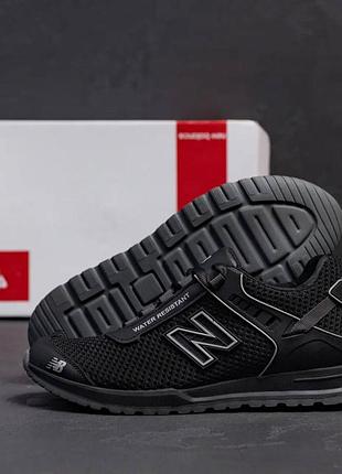Летние кроссовки new balance цвет черный