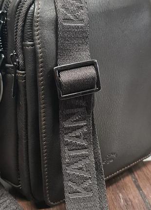 Кожаная мужская сумка katana