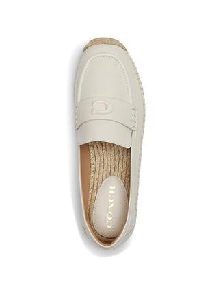 Coach camilla leather espadrille. роскошные эспадрильи кожа р 39,5