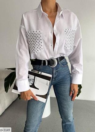 Сорочка жіноча декорована