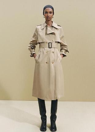 Zara тренч плащ, zara woman collection