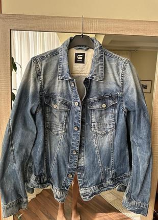 Джинсовая куртка g-star raw, размер м