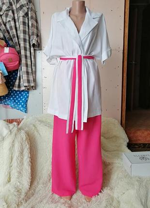 Літній костюм комбінезон довгі широкі штани палаццо