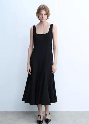 Платье женское черное zara new