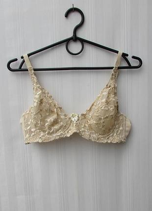 Мереживний бюстгальтер м'яка чашка 75с