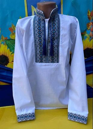 Вишиванка дитяча патріотична дитяча вишиванка сорочка