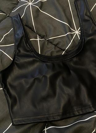 Кожаний топ