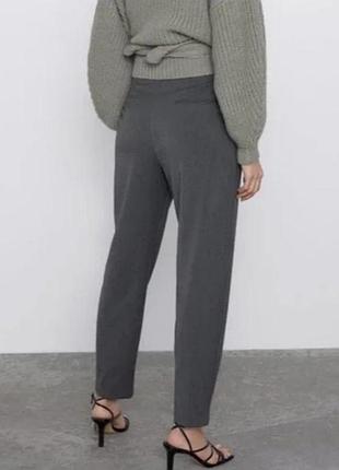 Брюки zara сірі 2