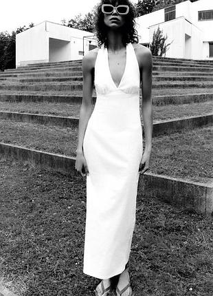Сукня zara льон